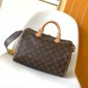 Louis Vuitton The Speedy Soft 30 Boho handbag is made from classic Monogram coated canvas.