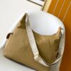 Louis Vuitton M12697 Full Khaki Leather Bag, Top-Tier Original, Dimensions Modified, Monogram Canvas, Classic Canvas with Wide Shoulder Strap