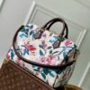Louis Vuitton The M29066 floral Speedy 30 Soft handbag is from the Monogram Eden collection.