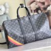Louis Vuitton 01949 Rose Red. 13808 Red This Keepall Bandoulière 45 travel bag is