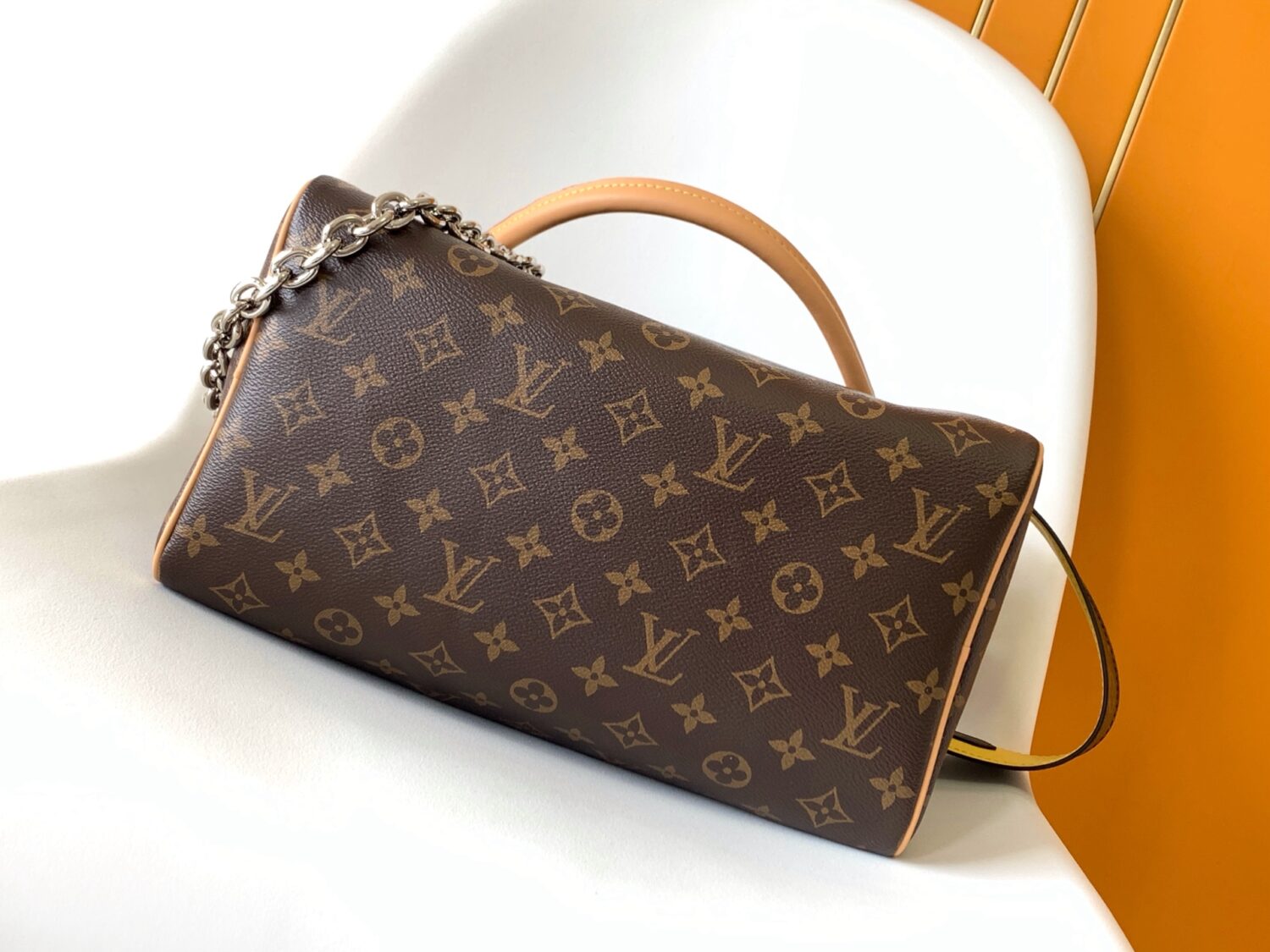 Louis Vuitton The Speedy Soft 30 Boho handbag is made from classic Monogram coated canvas.