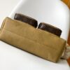Louis Vuitton M12697 Full Khaki Leather Bag, Top-Tier Original, Dimensions Modified, Monogram Canvas, Classic Canvas with Wide Shoulder Strap