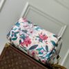 Louis Vuitton The M29066 floral Speedy 30 Soft handbag is from the Monogram Eden collection.