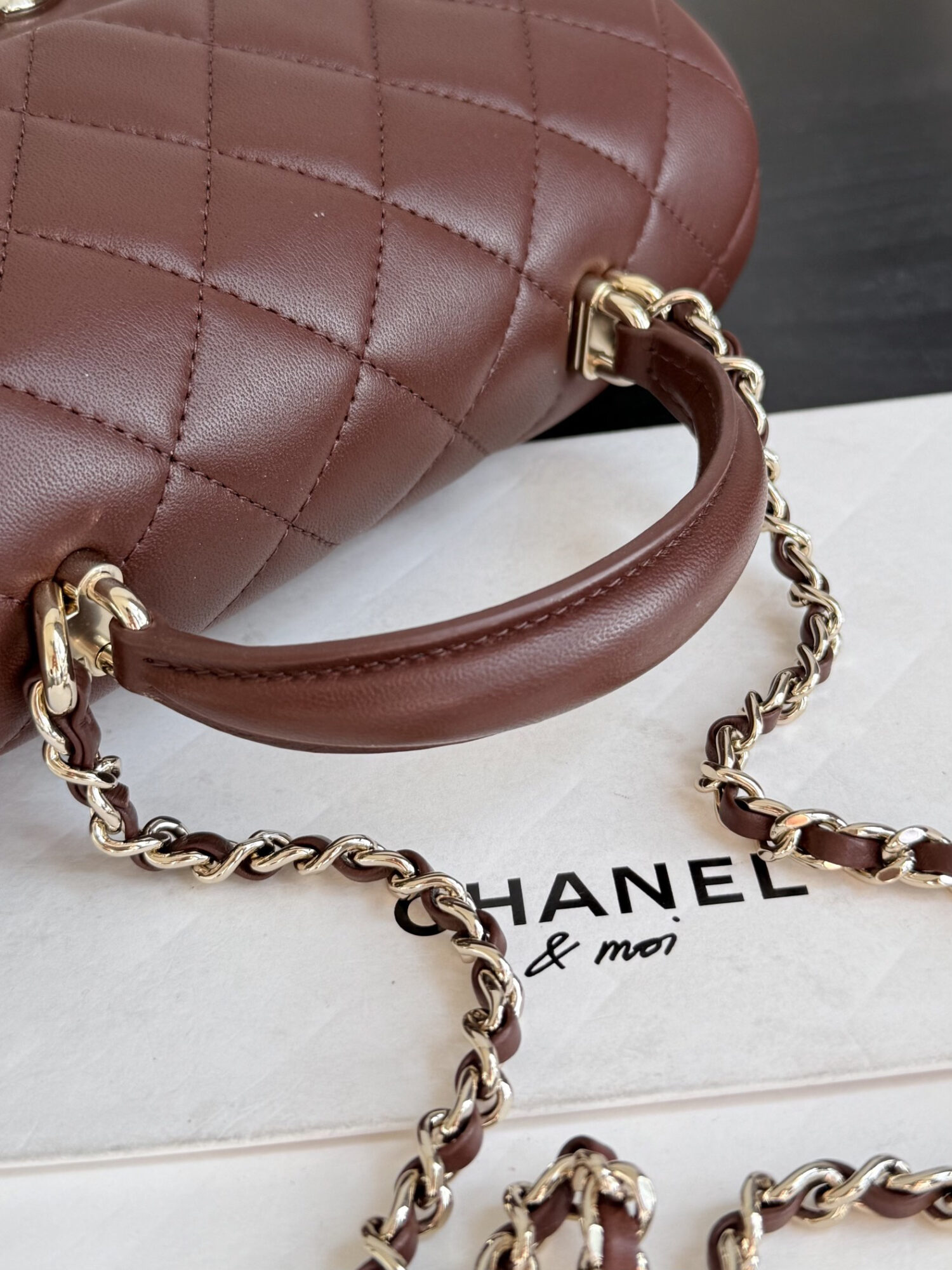 Ohanel coffee-colored mini