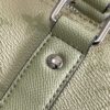 Louis Vuitton M14078 Light Khaki Green Pillow Bag. This Keepall 25 handbag is made of Monogram Eclipse Reverse canvas.