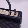 Chanel 25s handle with diamond embellishment
