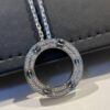 Kajia Love Series Full Diamond-Cut Large Pendant Necklace in White Gold Color