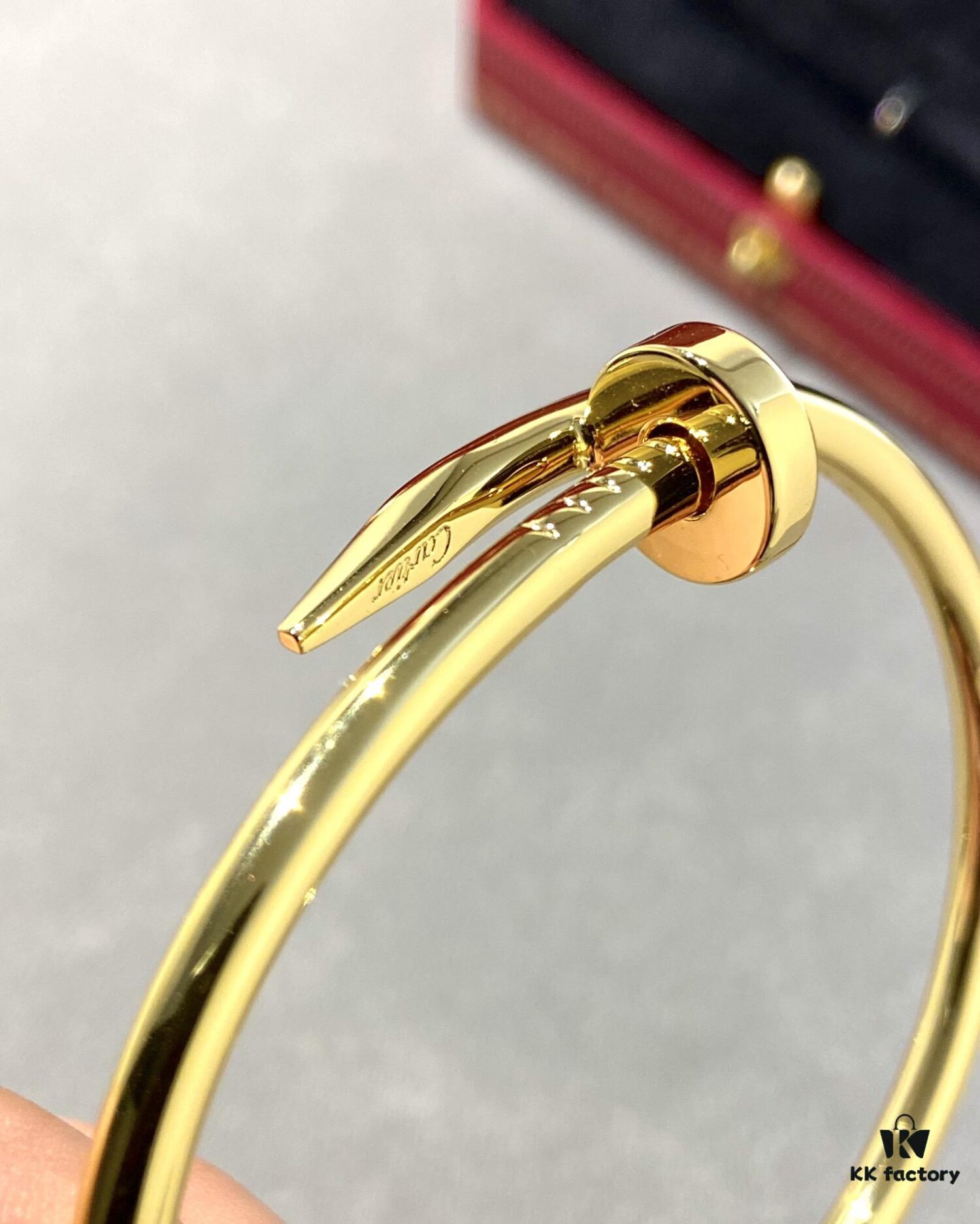 Cartier Juste un Clou Nail Bracelet, Gold-Tone, Diamond-Free CNC Version
