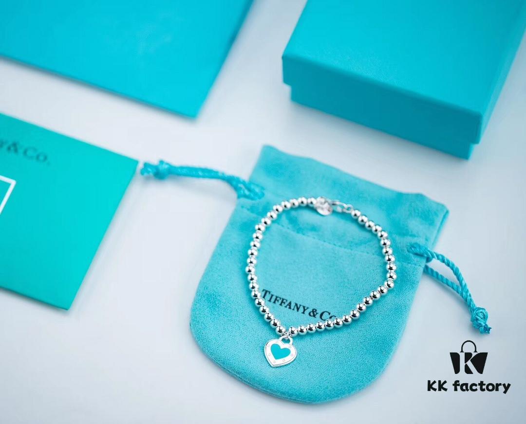 Tiffany Enamel Heart Bracelet 2019 - Exclusive Counter Release, Newest Sterling Silver Design